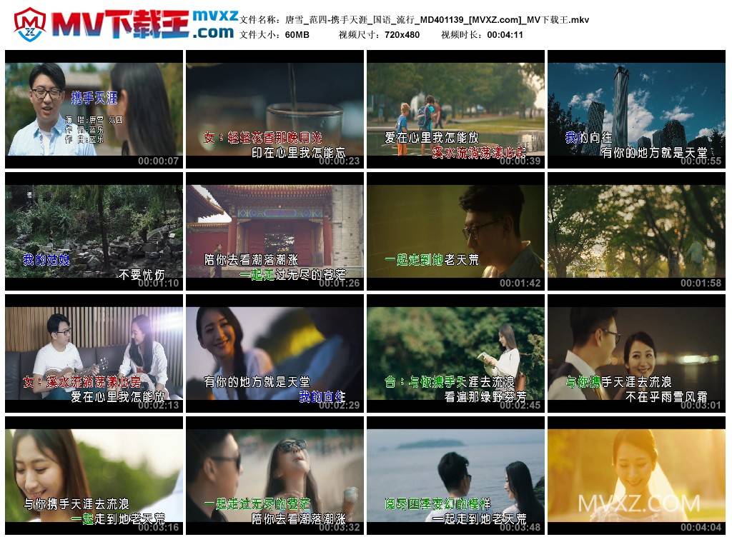 唐雪_范四-携手天涯_国语_流行_MD401139